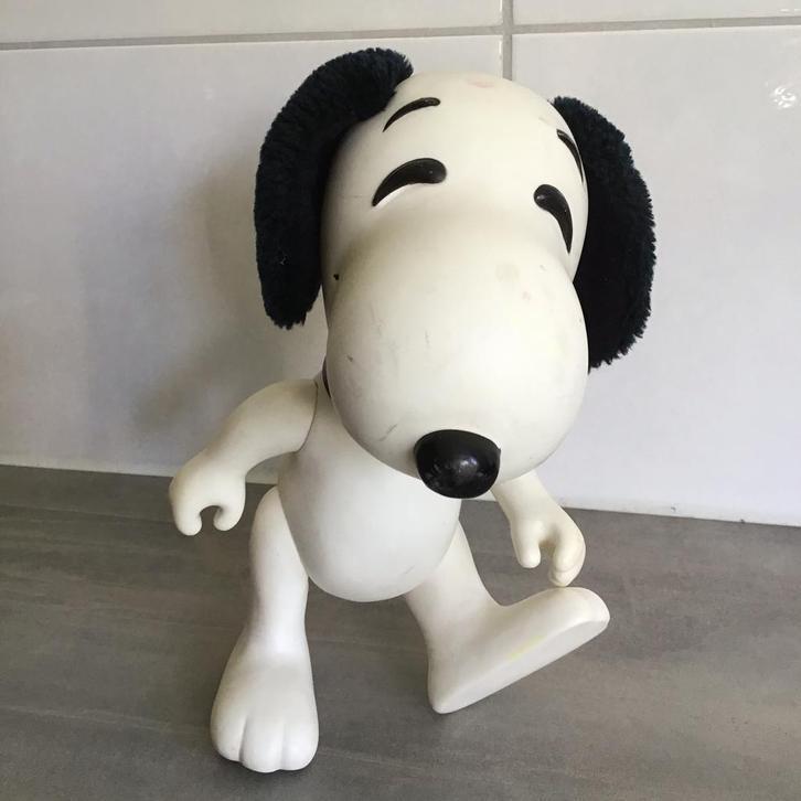 Jaren ‘60 kunststof Snoopy, Verzamelen, Poppetjes en Figuurtjes, Gebruikt, Ophalen