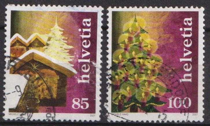 Zwitserland 2007 Kerstmis, Postzegels en Munten, Postzegels | Europa | Zwitserland, Gestempeld, Verzenden
