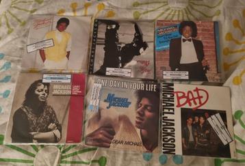 6x Michael Jackson vinyl single 7" inch x 45Rpm  beschikbaar voor biedingen