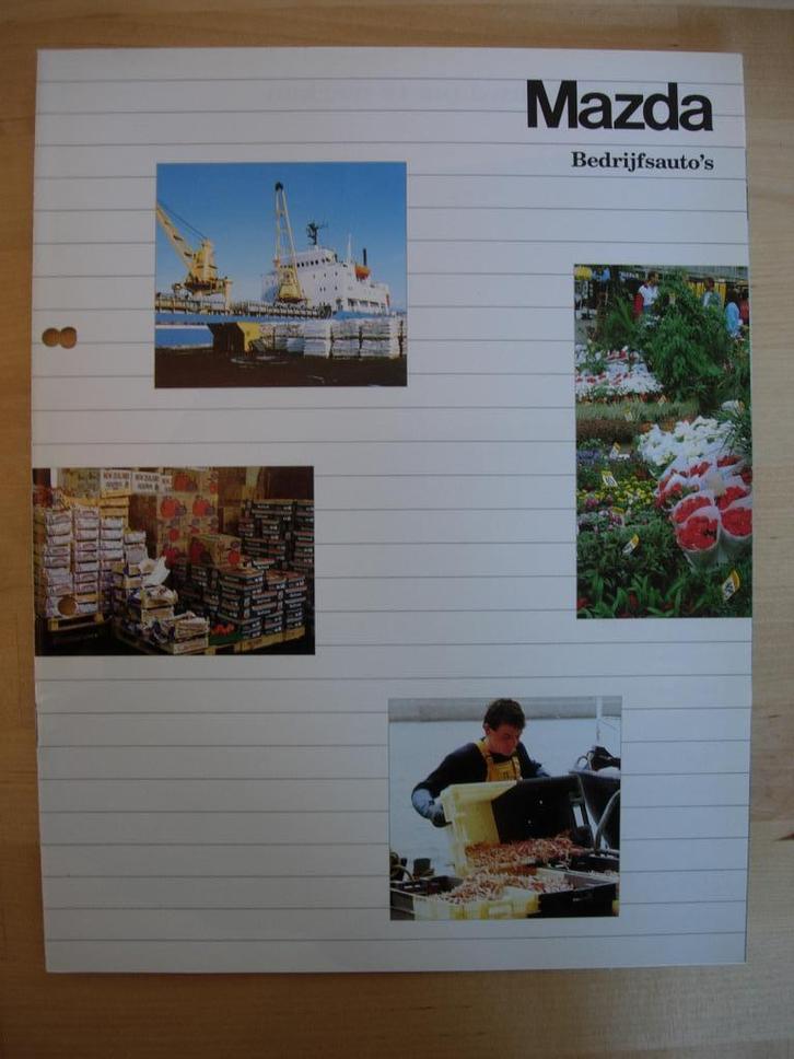 Mazda 323 626 B2000 B2200 E2000 E2200 Brochure 1992, Boeken, Auto's | Folders en Tijdschriften, Zo goed als nieuw, Mazda, Ophalen