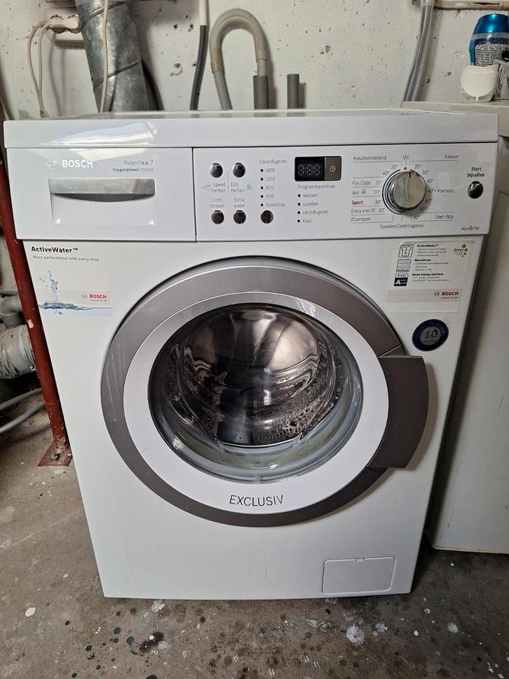 Wasmachine Bosch Avantixx7, Witgoed en Apparatuur, Wasmachines, Zo goed als nieuw, 6 tot 8 kg, 85 tot 90 cm, 1200 tot 1600 toeren