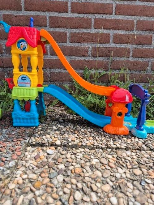 VTech toet toet Disney Donald Duck, Kinderen en Baby's, Speelgoed | Racebanen, Gebruikt, Elektrisch, Overige merken, Ophalen of Verzenden