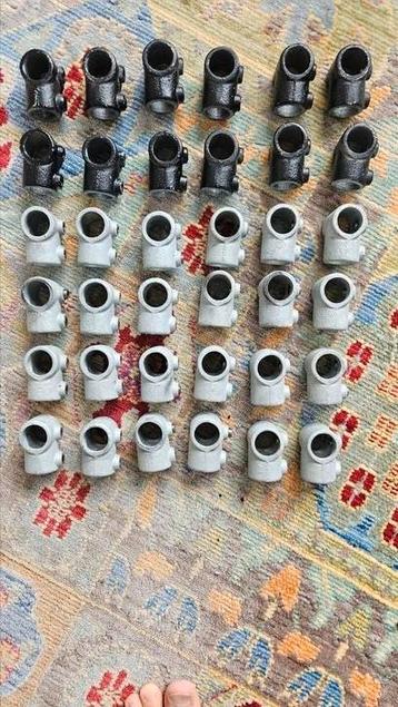 Steigerbuis T koppelstukken 21,3mm 36 stuks in twee kleuren beschikbaar voor biedingen