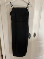 Lange zwarte jurk, galajurk, feestjurk maat S, Kleding | Dames, Ophalen of Verzenden, Zo goed als nieuw, Maat 36 (S), Onder de knie
