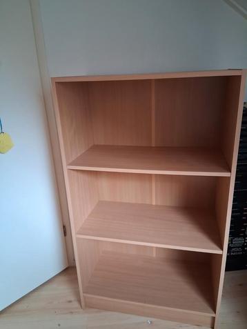  Boekenkast beuken met 3 Planken 120 hoog