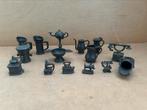 Tinnen miniatuurtjes vintage 15 stuks verschillende soorten, Antiek en Kunst, Antiek | Tin, Ophalen