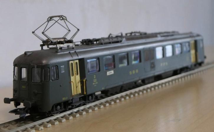 Lima Rbe 4/4 SBB, Hobby en Vrije tijd, Modeltreinen | H0, Zo goed als nieuw, Wagon, Gelijkstroom, Lima, Analoog, Ophalen of Verzenden