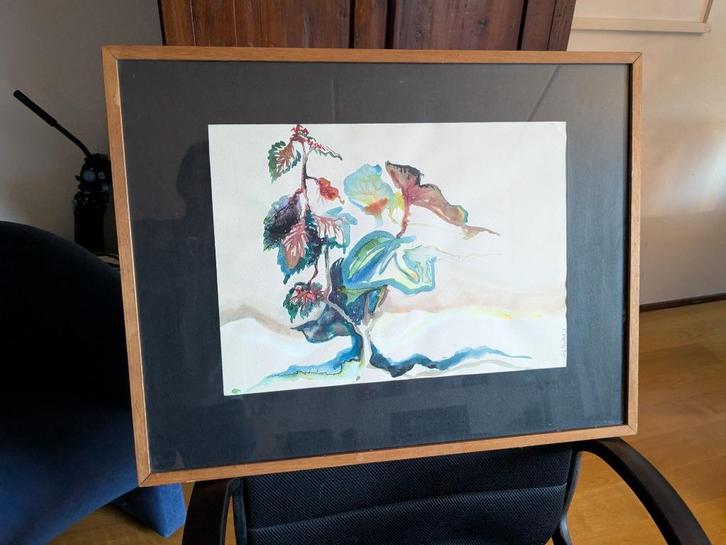 Aquarel, Arie Meuldijk, Antiek en Kunst, Kunst | Schilderijen | Klassiek, Ophalen