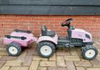 Traptractor met aanhanger, Kinderen en Baby's, Speelgoed | Buiten | Skelters, Ophalen, Gebruikt, Overige merken