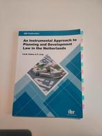 An instrumental approach to planning and development law, Ophalen of Verzenden, Instituut voor Bouwrecht, Beta, WO