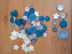 Papieren bloemetjes blauw tinten, Ophalen of Verzenden, Zo goed als nieuw, Overige merken