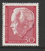 Berlijn 1967 314 Lübke 30p, Gest, Ophalen of Verzenden, Overige periodes, Gestempeld