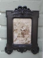 Antiek Bois Durci fotolijst, Napoleon III c.1870, Ophalen of Verzenden