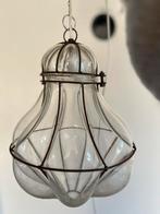 Venetiaanse hanglamp van geblazen glas, Huis en Inrichting, Lampen | Hanglampen, Ophalen, Zo goed als nieuw, Glas, Minder dan 50 cm
