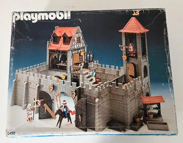 Playmobil kasteel 3450 vintage inclusief doos/beschrijving beschikbaar voor biedingen