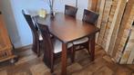 Prachtige klassieke eettafel, notenhout. Zeer goede staat, Huis en Inrichting, Tafels | Eettafels, 200 cm of meer, Zo goed als nieuw