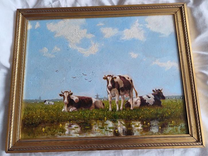 schilderij van Albert Temming, Antiek en Kunst, Kunst | Schilderijen | Klassiek, Ophalen of Verzenden