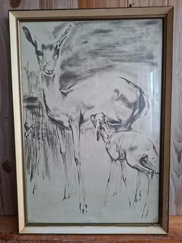 4 Tekeningen Han van Meegeren - In één koop! beschikbaar voor biedingen