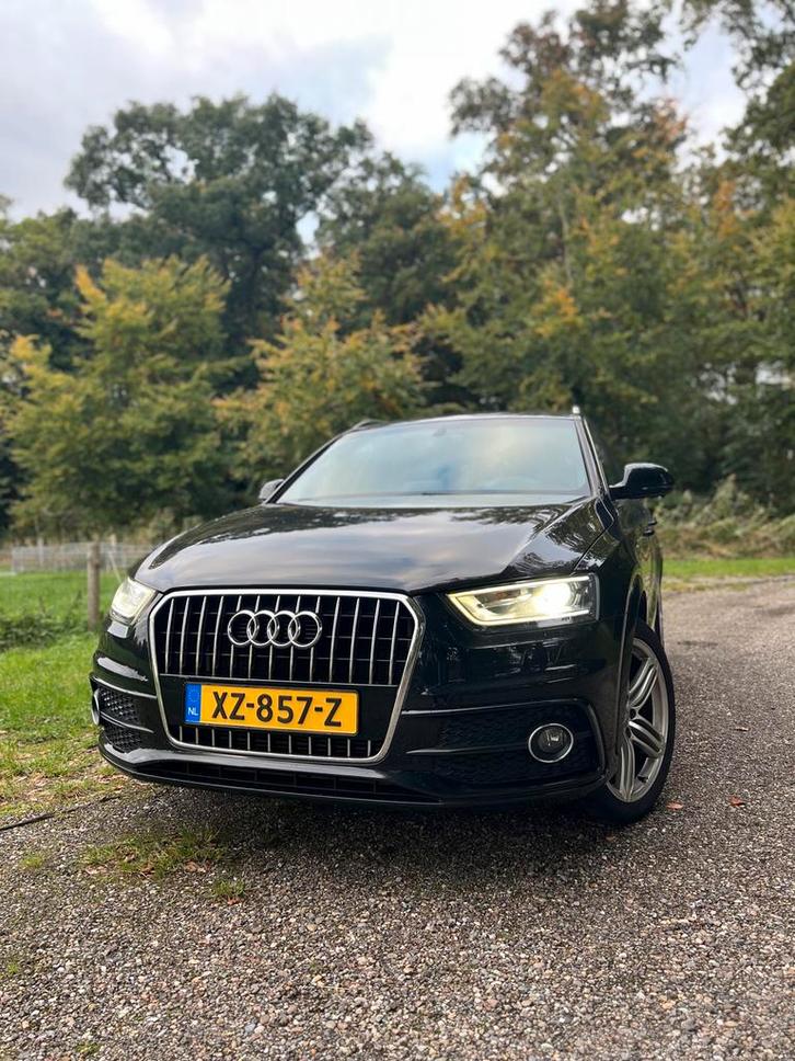 Audi Q3 2.0TFSI Quattro S-line 155KW S-tron 2012 Zwart, Auto's, Audi, Particulier, Q3, 4x4, ABS, Airbags, Airconditioning, Alarm