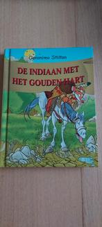 De indiaan met het gouden hart - Geronimo Stilton, Ophalen of Verzenden, Zo goed als nieuw, Fictie algemeen