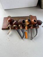 (A)Collectie van 6 vintage pijpen,roken, rekje, oud, sigaret, Verzenden, Gebruikt, (Water)pijp