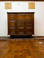 Vintage Houten Kast van Hoge Kwaliteit, Ophalen, Gebruikt, 100 tot 150 cm, Eikenhout