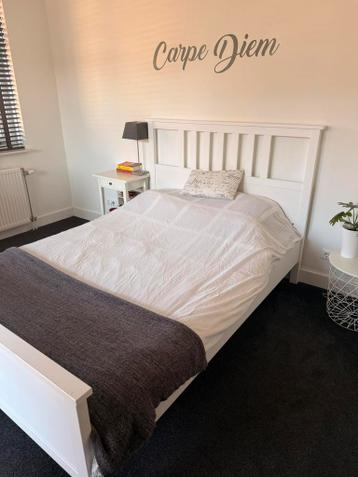 Bedframe Hemnes 140x200 wit (IKEA) - afbeelding 4