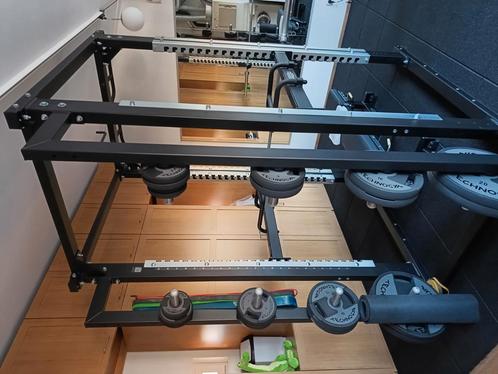 Technogym *** Power Rack / Rack dumbbells *** (vaste prijs), Sport en Fitness, Fitnessapparatuur, Zo goed als nieuw, Krachtstation