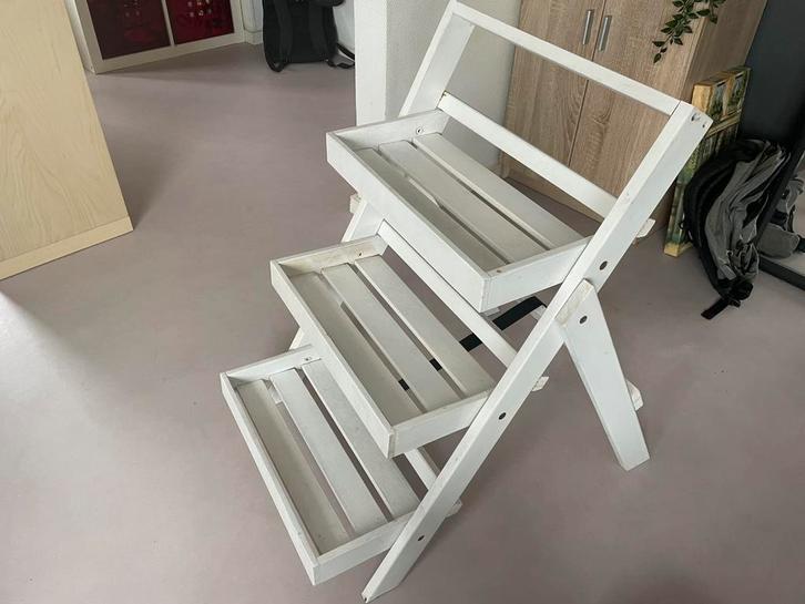 Gamma plantenrek - plantentafel - etagere - wit, Huis en Inrichting, Kasten | Stellingkasten, Zo goed als nieuw, Ophalen