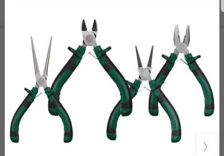 precisie-mechanische tangenset, 4-delig €15,00, Hobby en Vrije tijd, Overige Hobby en Vrije tijd, Nieuw, Ophalen of Verzenden