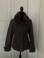 d'Auvry exclusive suede leren damesjas maat 38, Ophalen of Verzenden, Zo goed als nieuw, Maat 38/40 (M), Bruin