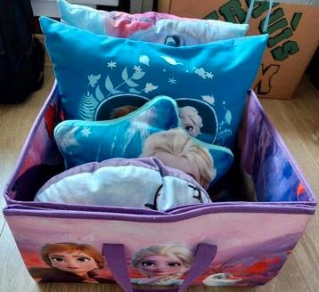 Disney Frozen Decoratie Opbergmand sierkussens nachtlampje beschikbaar voor biedingen
