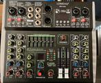 Lomeho stereo mixer 6 channels, Ophalen of Verzenden, Zo goed als nieuw, 5 tot 10 kanalen, Microfooningang