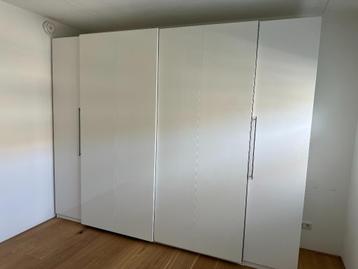 IKEA PAX HASVIK Schuifdeur-set van 2-hoogglans wit-200x236cm beschikbaar voor biedingen