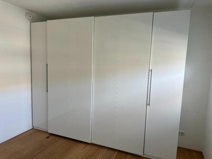 IKEA PAX HASVIK Schuifdeur-set van 2-hoogglans wit-200x236cm, Huis en Inrichting, Kasten | Kledingkasten, Zo goed als nieuw, 200 cm of meer