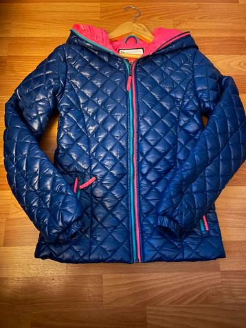 Nieuw - Winterjas meisje, blauw - maat 146/152 beschikbaar voor biedingen