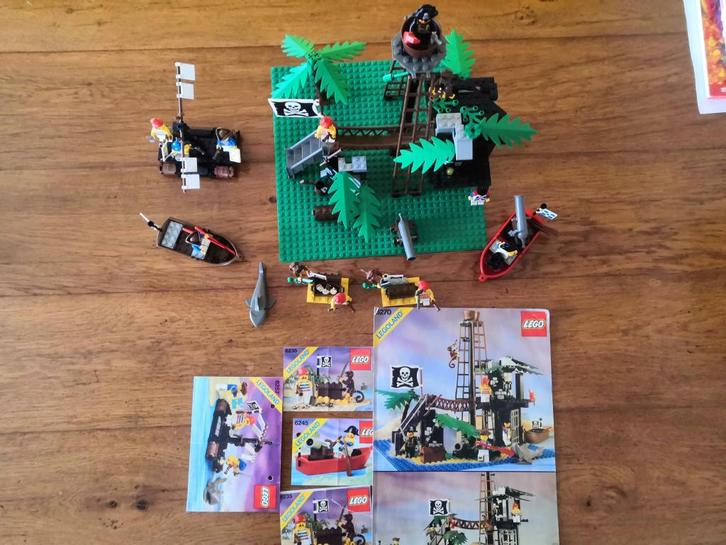 LEGO Piraten collectie - 5 sets - Forbidden Island - 1989, Kinderen en Baby's, Speelgoed | Duplo en Lego, Gebruikt, Lego, Complete set