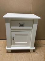Wit Nachtkastje met Lade en Deur, Ophalen, Gebruikt, Minder dan 45 cm, Minder dan 55 cm