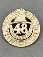 48 Highlanders cap badge, Verzamelen, Militaria | Tweede Wereldoorlog, Ophalen of Verzenden, Engeland, Embleem of Badge