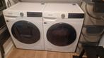 Samsung Wasmachine & Warmtepompdroger – 8 kg – Zeer netjes, 8 tot 10 kg, Ophalen, Zo goed als nieuw, 85 tot 90 cm