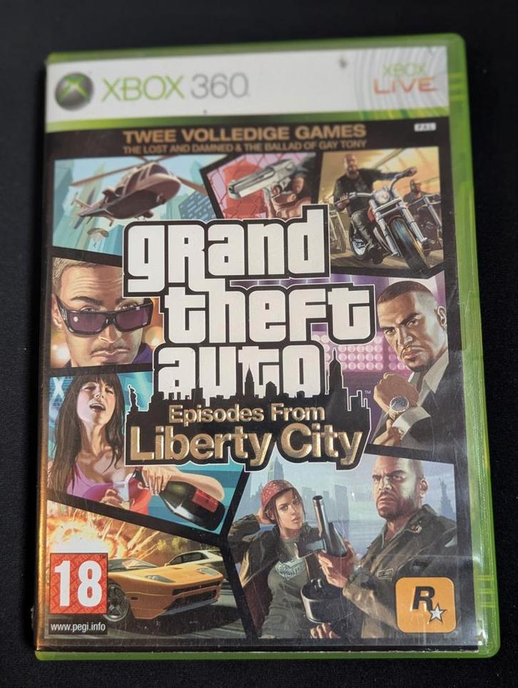 Grand Theft Auto IV (GTA IV) - Episodes From Liberty City., Spelcomputers en Games, Games | Xbox 360, Zo goed als nieuw, Avontuur en Actie