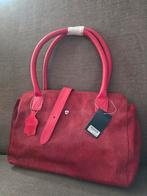 Nieuwe rode leren tas van Mannfield voor € 20, Ophalen of Verzenden, Nieuw, Rood, Handtas