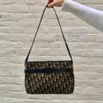 Dior Oblique-Jacquard schoudertas, Ophalen of Verzenden, Zo goed als nieuw, Blauw