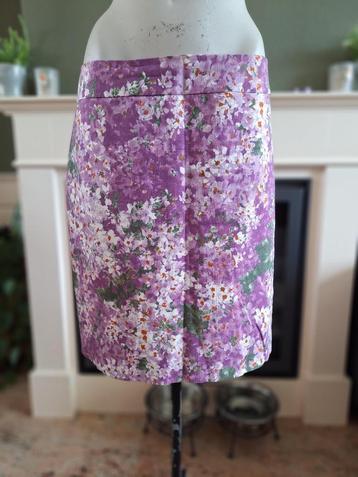 J.Crew JCrew paarse bloemen rok 10 M 38 gevoerd Gratis Verz. beschikbaar voor biedingen