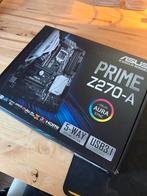 SET; Corsair 16GB DDR4 + Intel i7 7700 + Asus Prime Z270A, Ophalen, Gebruikt, DDR4, Desktop