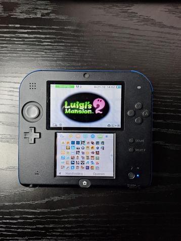 Nintendo 2DS Zwart/ Blauw console [ 2DS ] beschikbaar voor biedingen