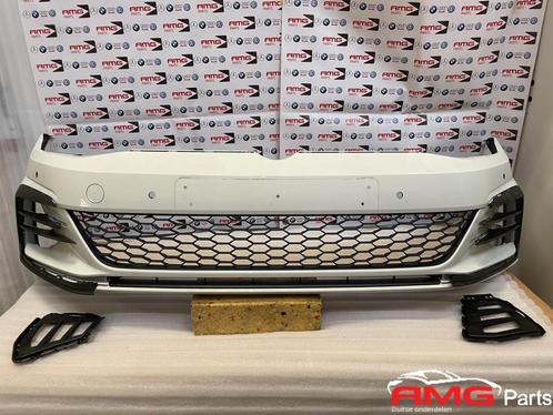 Vw Golf 7.5 GTi Gtd Voorbumper Wit Facelift, Auto-onderdelen, Carrosserie en Plaatwerk, Bumper, Volkswagen, Nieuw, Ophalen of Verzenden