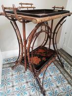 Supergave antieke butlertray 2 dienbladen, Ophalen