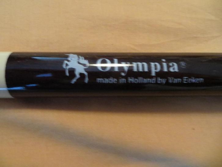 Biljart keu Olympia, Sport en Fitness, Biljarten en Poolen, Zo goed als nieuw, Keu of Ballen, Ophalen of Verzenden