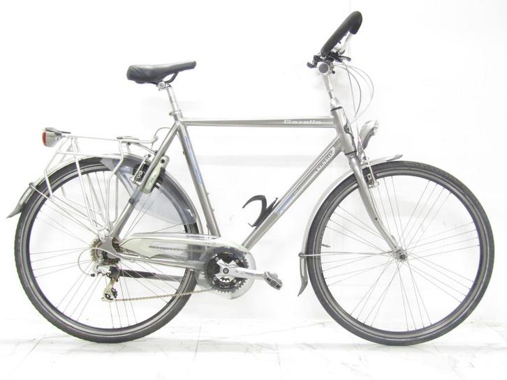 Gazelle Fuente grijs heren 61cm 28inch, Fietsen en Brommers, Fietsen | Heren | Herenfietsen, Gebruikt, Gazelle, 61 tot 65 cm, Versnellingen